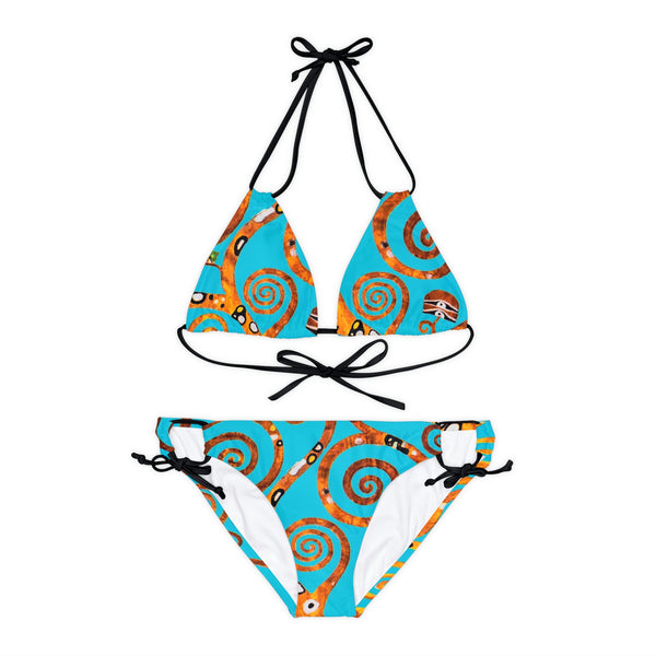 The Tree of Life Strappy Bikini Set - Objet D'Art