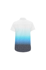Sunrise Ombre Scroll Men's All Over Print Short Sleeve Shirt (Model T53) - Objet D'Art