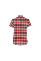 Men in Plaid Short Sleeve Shirt - Objet D'Art