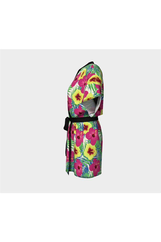Floral Kimono Robe - Objet D'Art