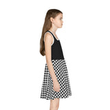 Girls' Sleeveless Sundress (AOP) - Objet D'Art