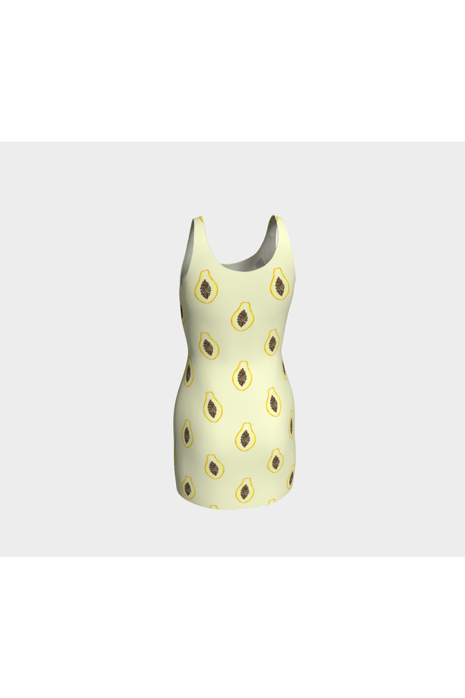 Manila Galleon Papaya Bodycon Dress - Objet D'Art