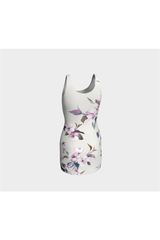 Floral Bodycon Dress in Cream - Objet D'Art