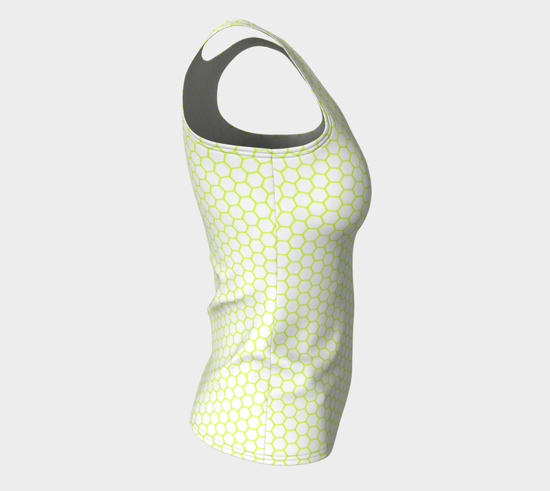 Neon Green Fitted Tank Top - Objet D'Art