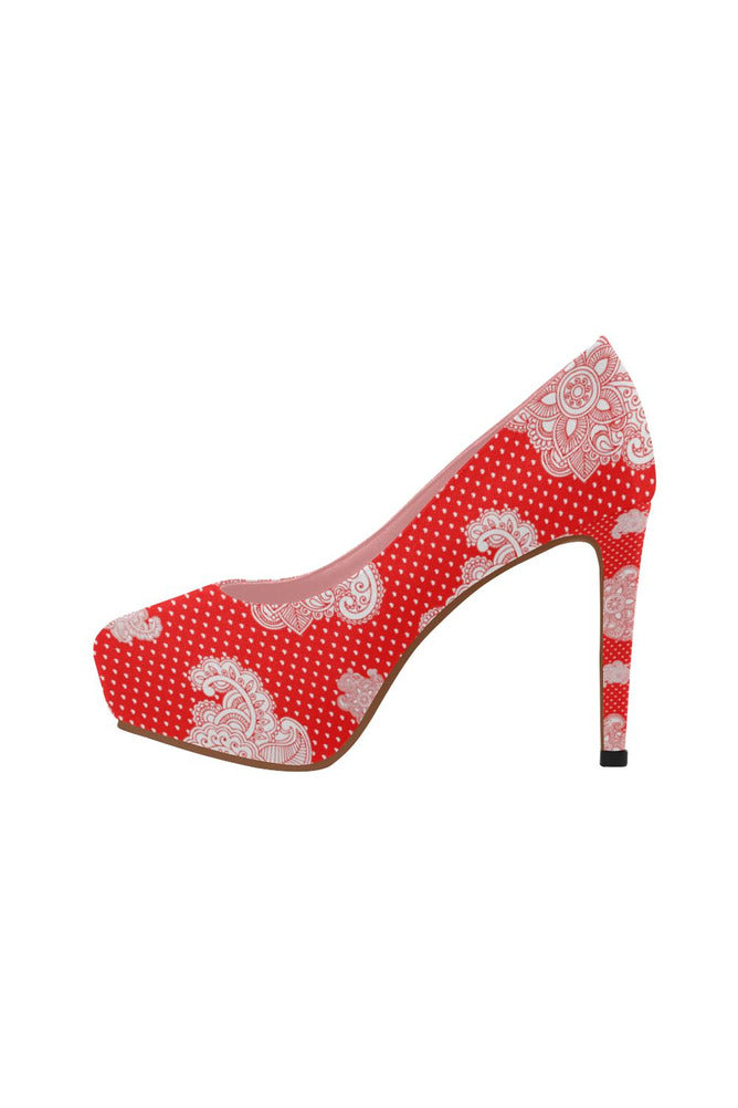Paisley Love Women's High Heels - Objet D'Art Online Retail Store