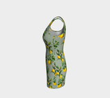 Lemon Dots Bodycon Dress - Objet D'Art