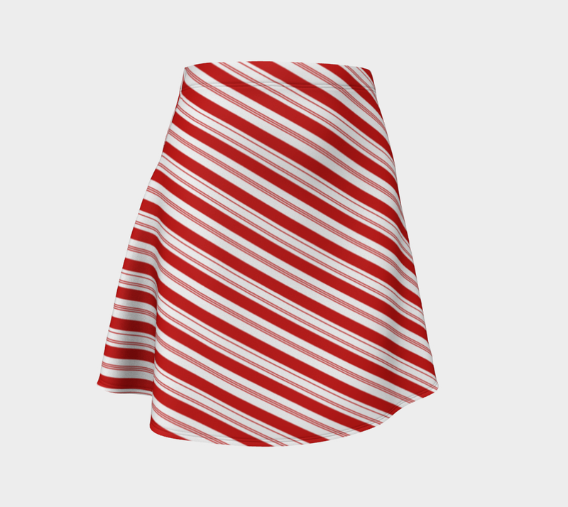 Candy Cane Flare Skirt - Objet D'Art