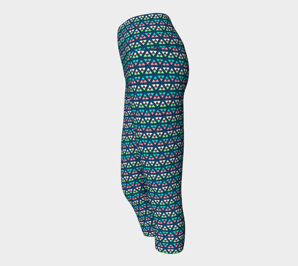 Tri Angel Yoga Capris - Objet D'Art