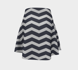 Herringbone Flare Skirt - Objet D'Art