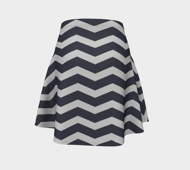 Herringbone Flare Skirt - Objet D'Art