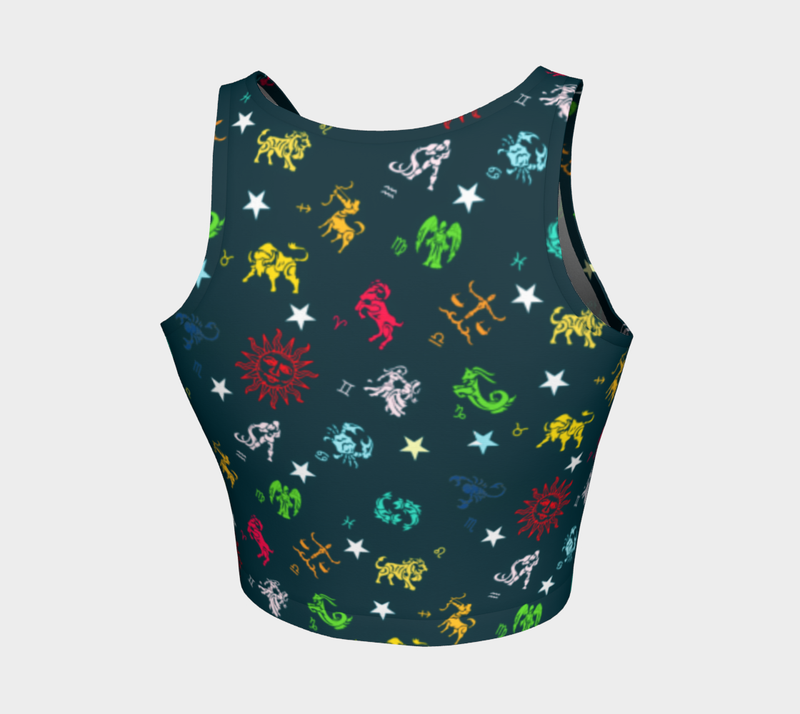 Zodiac Spring Athletic Crop Top - Objet D'Art