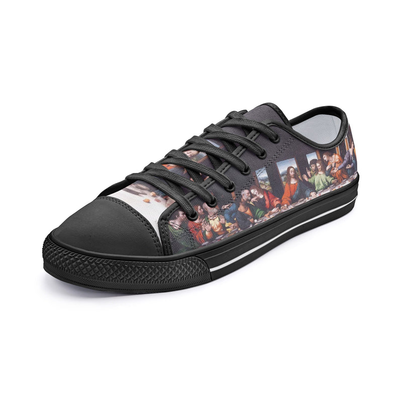 The Last Supper Unisex Low Top Canvas Shoes - Objet D'Art