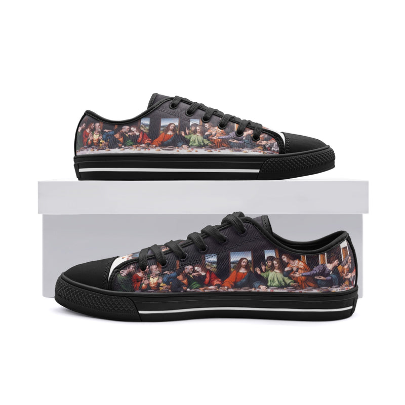 The Last Supper Unisex Low Top Canvas Shoes - Objet D'Art