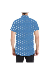 Patriot Star Men's All Over Print Short Sleeve Shirt - Objet D'Art