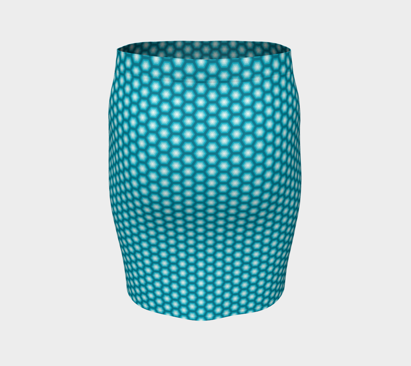 Hexa Sexy Fitted Skirt - Objet D'Art