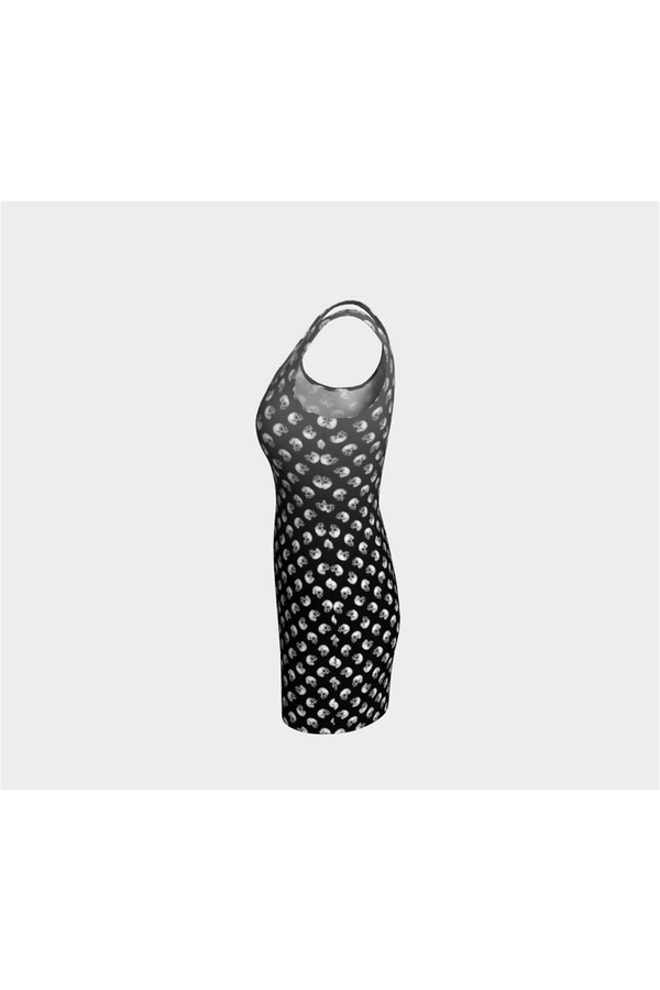 Skull-Ka Dot Bodycon Dress - Objet D'Art