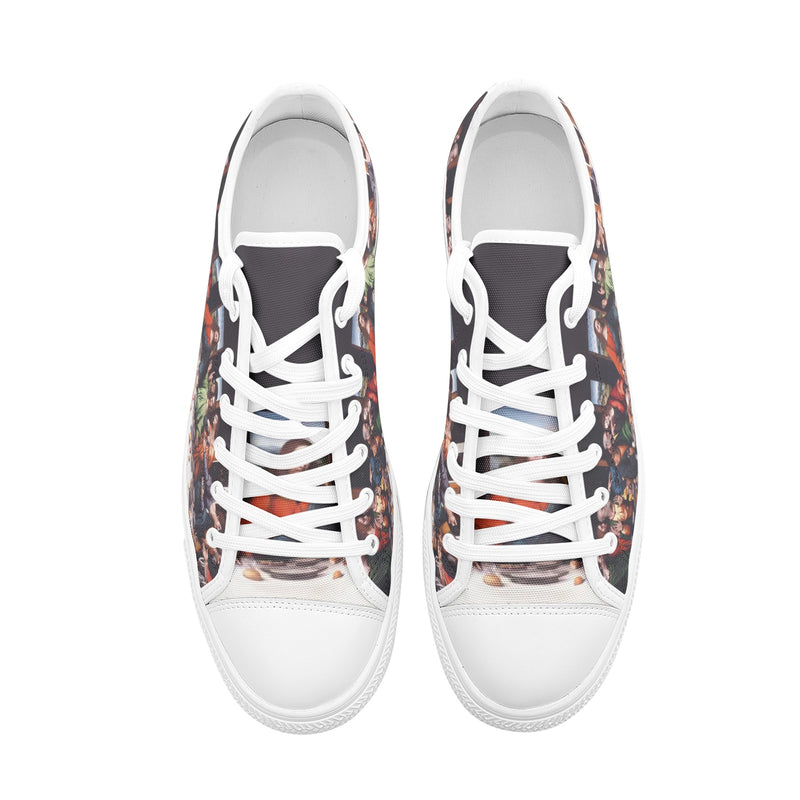The Last Supper Unisex Low Top Canvas Shoes - Objet D'Art