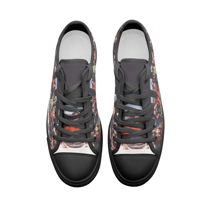 The Last Supper Unisex Low Top Canvas Shoes - Objet D'Art