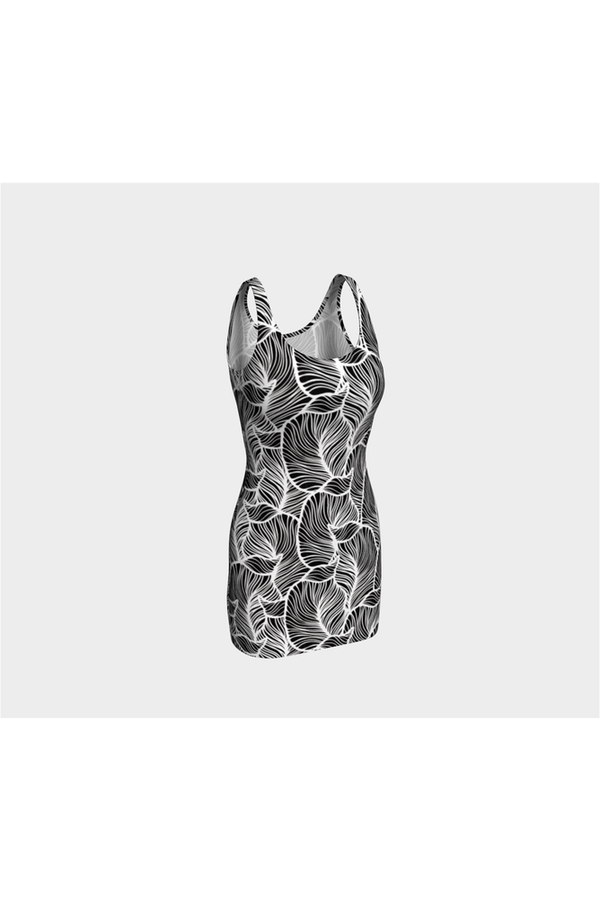 Damask Bodycon Dress - Objet D'Art