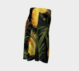 Pineapple Midnight Flare Skirt - Objet D'Art