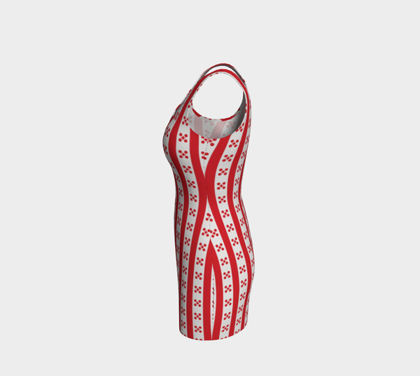 Boldly striped Bodycon Dress - Objet D'Art