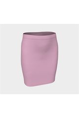 Pressed Rose Fitted Skirt - Objet D'Art