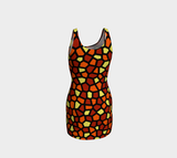 Mosaic Bodycon Dress - Objet D'Art