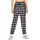 lav 3 print 3A Women's Quick Dry Cargo Sweatpants (Model L65) - Objet D'Art
