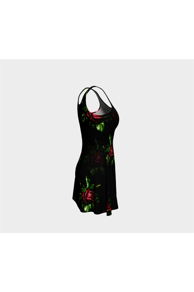 Roses Flare Dress - Objet D'Art