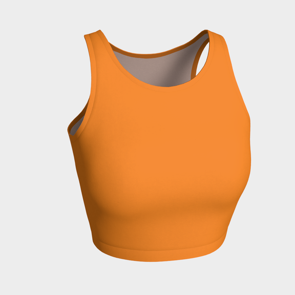 Orange Athletic Top - Objet D'Art