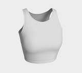 Gainsboro Athletic Crop Top - Objet D'Art
