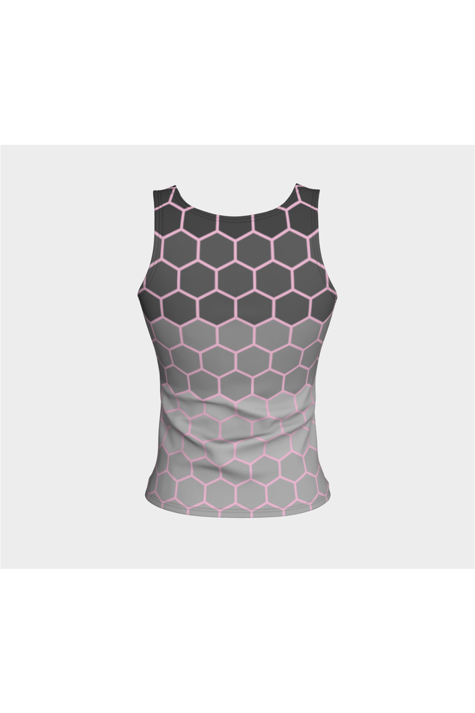 Honey Comb Fitted Tank Top - Objet D'Art