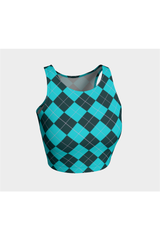 Argyle Angel Athletic Crop Top - Objet D'Art