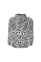 Black and White Leopard Print All Over Print Windbreaker for Men - Objet D'Art Online Retail Store