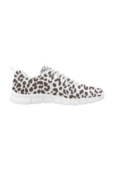 Leopard Brown Women's Breathable Running Shoes - Objet D'Art