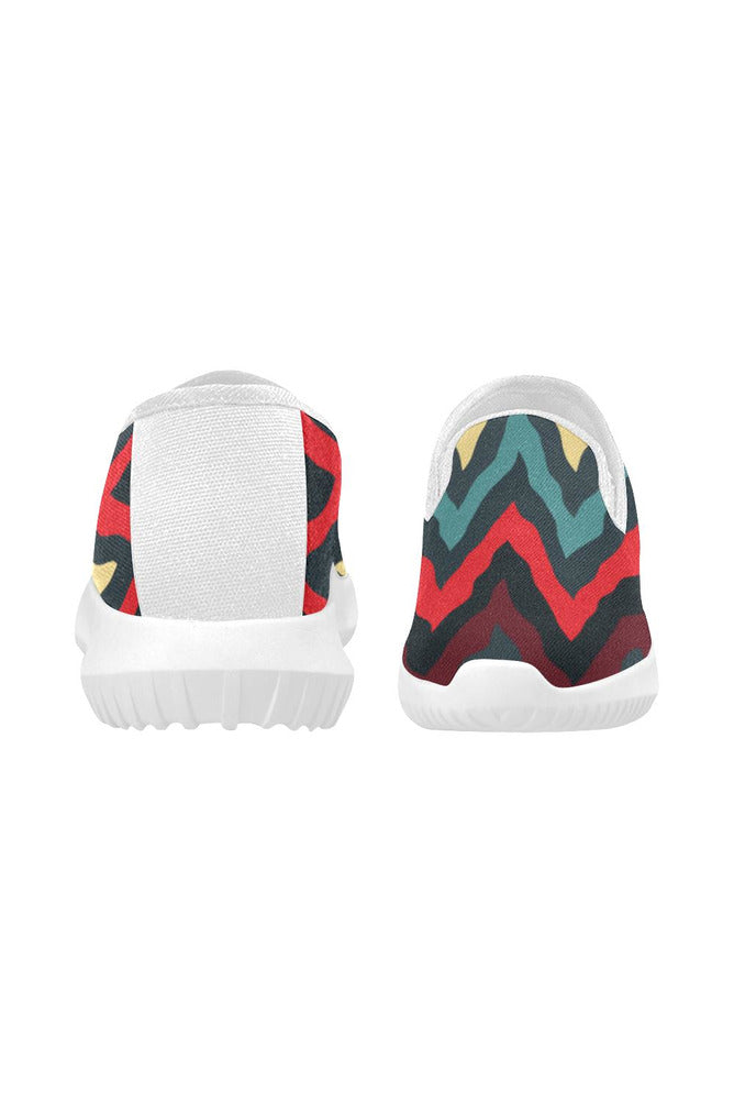 wave 3 Orion Slip-on Women's Canvas Sneakers (Model 042) - Objet D'Art