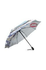 Great Wave & Crane in Sun Auto-Foldable Umbrella (Model U04) - Objet D'Art