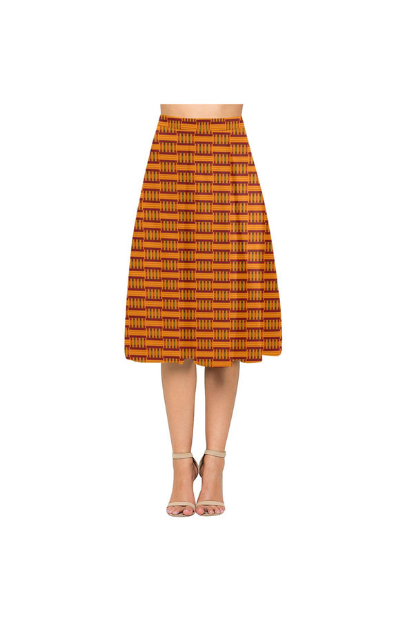 KENTE Print Aoede Crepe Skirt - Objet D'Art