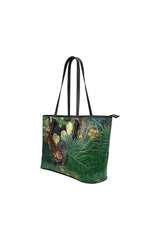 Tiger and Buffalo Leather Tote Bag/Small - Objet D'Art