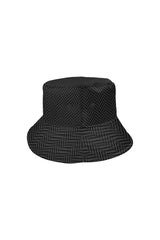 Herringbone Dark All Over Print Bucket Hat - Objet D'Art