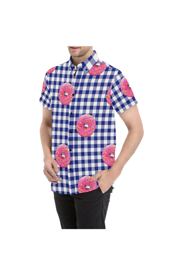 I Brought Donuts Men's All Over Print Short Sleeve Shirt - Objet D'Art Online Retail Store