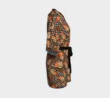 Butterfly Print Kimono Robe - Objet D'Art