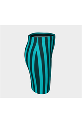 Bi-directional Stiped Fitted Skirt - Objet D'Art