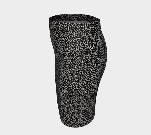 Animal Print Fitted Skirt - Objet D'Art