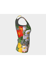 Floral Fitted Tank Top - Objet D'Art