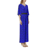 Dolman Sleeve Belted Wide Leg Jumpsuit - Objet D'Art