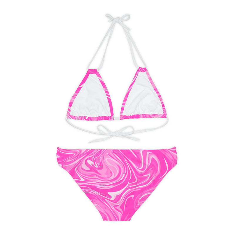 Strappy Bikini Set (AOP) - Objet D'Art