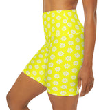High Waisted Yoga Shorts - Objet D'Art