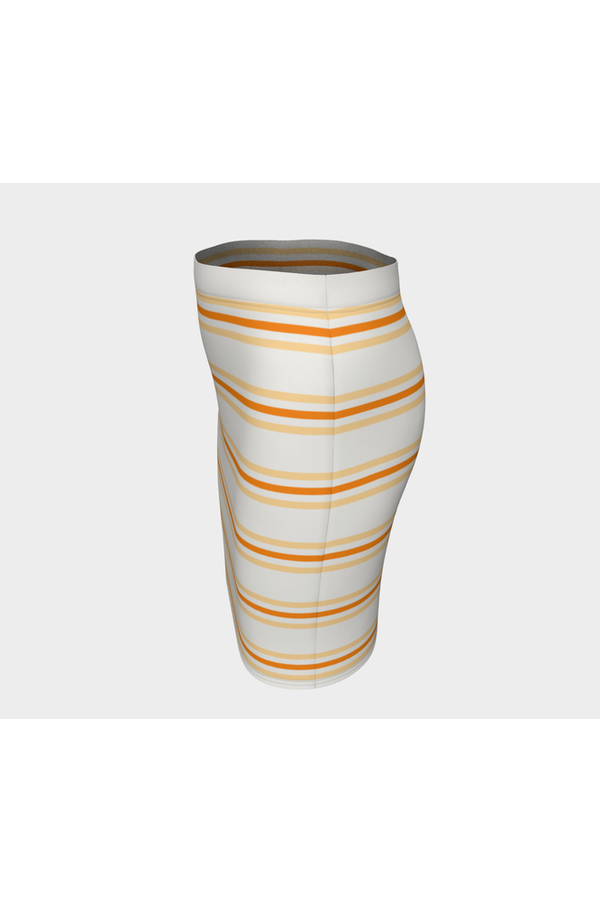 Striped Fitted Skirt - Objet D'Art