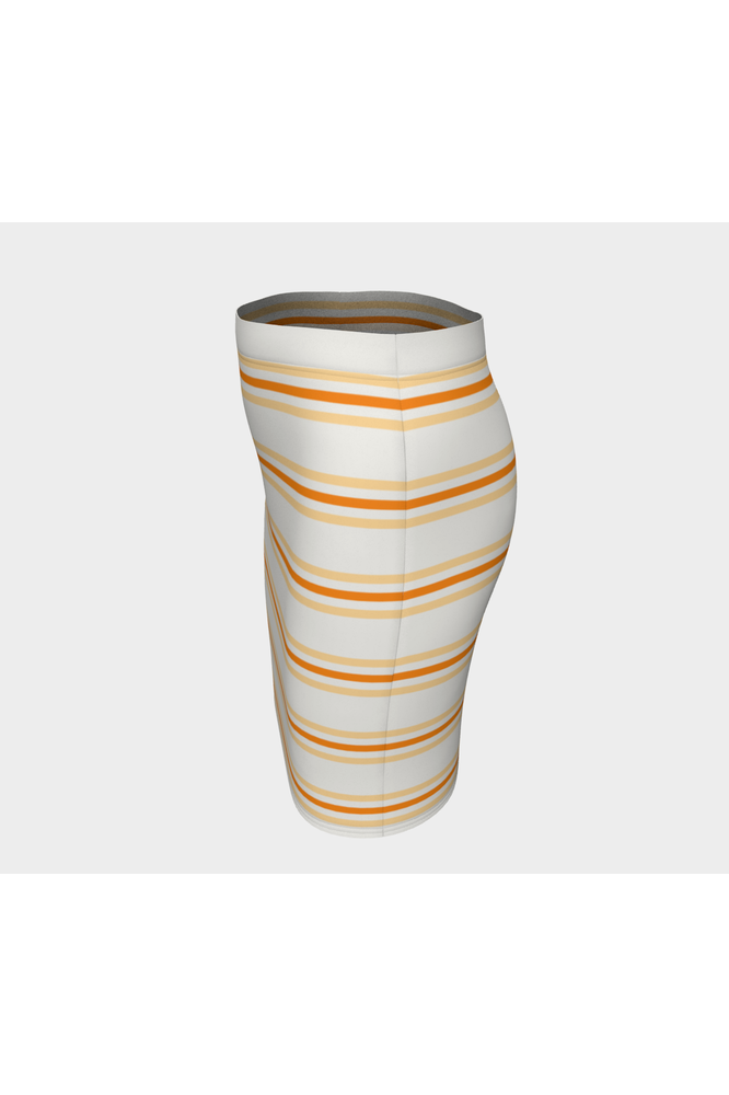 Striped Fitted Skirt - Objet D'Art